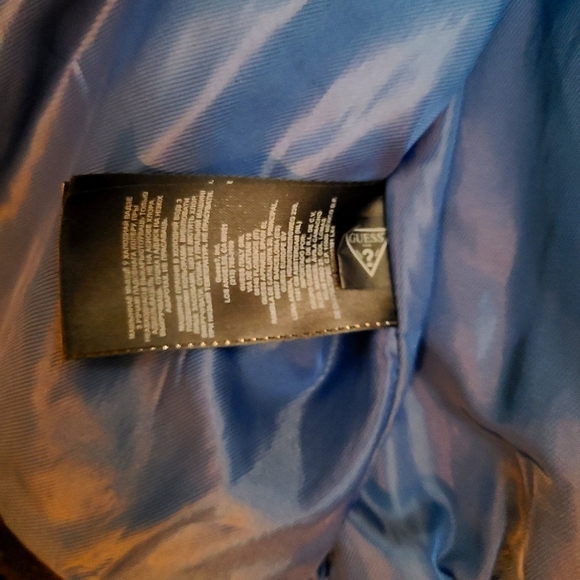 GUESS Zip-Out Hood Faux-Leather Jacket - Picture 3 of 3